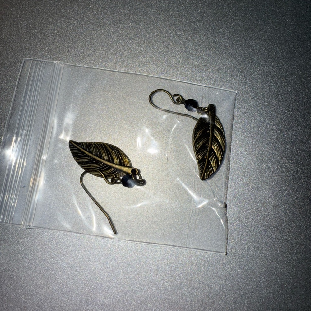 Elegant Leaf Design Earrings